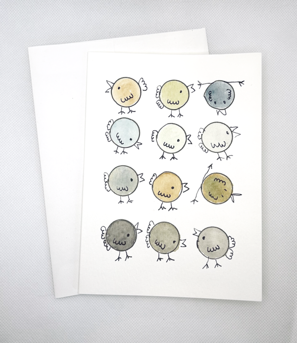 WaterColorHandpaintedBirdGreetingCardBlank3