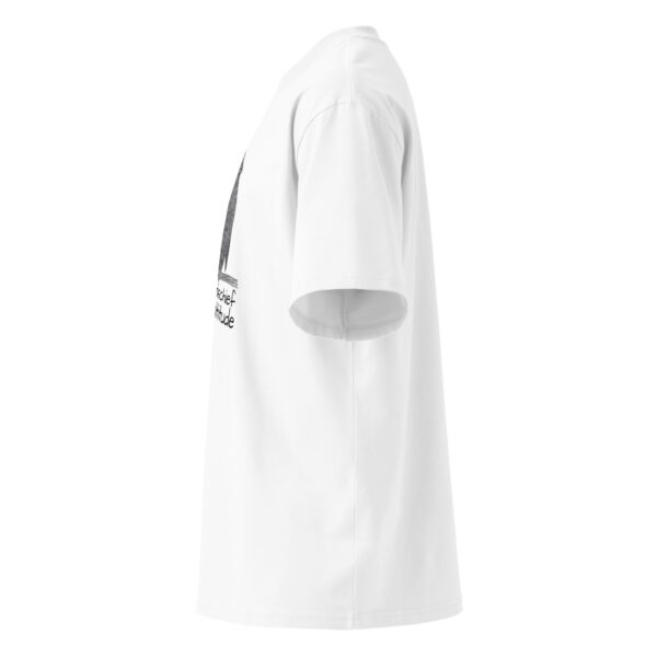 Unisex organic oversized high neck t-shirt - Image 4